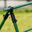 Łącznik Szczytowy Klips Trójnik Zawiasowy do Tyczek Ogrodowych 11mm 4szt