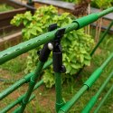 Łącznik Szczytowy Klips Trójnik Zawiasowy do Tyczek Ogrodowych 11mm 4szt