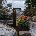 Lampa Solarna Ogrodowa LED Wbijana Słupek Czujnik Zmierzchu Ogród 55cm 2szt.