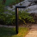 Lampa Solarna Ogrodowa LED Wbijana Słupek Czujnik Zmierzchu Ogród 55cm 2szt.