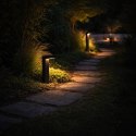 Lampa Solarna Ogrodowa LED Wbijana Słupek Czujnik Zmierzchu Ogród 55cm 2szt.