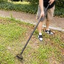 Motyka z Metalowym Trzonkiem Grabie Ogrodowe 3 Sekcyjna z Pazurkami 120cm