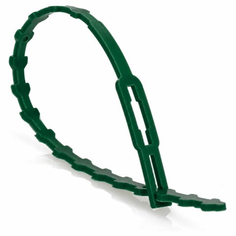 Opaski Ogrodowe 100szt Zaciskowe do Spinania Roślin Kwiatów Regulowane 23cm