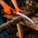 Piła Ręczna do Gałęzi Drewna Drzewa z Hakiem Piłka Ogrodowa Stalowa 40cm
