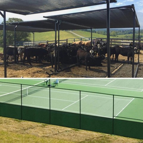 Siatka Cieniująca 1,5x50m 180G Maskująca Osłona Ogrodzenie Płot 100 Opasek