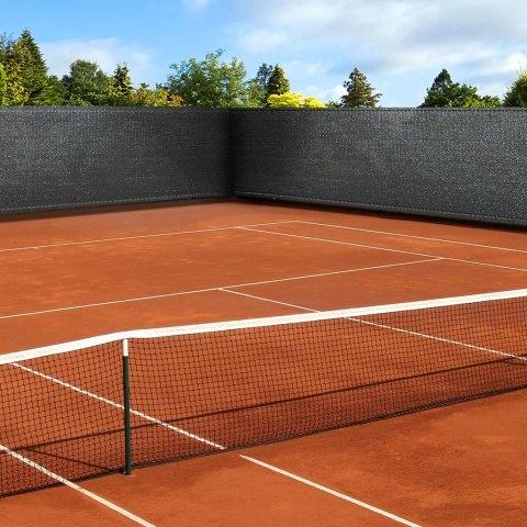 Siatka Cieniująca 1,5x50m Maskująca 95% Osłona na Ogrodzenie Płot UV 180g + 100 opasek
