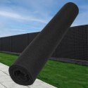 Siatka Cieniująca Maskująca 1,5x50m 95% Osłona na Ogrodzenie 180g + 100 Opasek