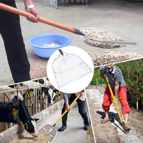 Sito Filtrujące Łopata Ogrodowa Ogrodnicza do Przesiewania Gleby Nasion