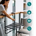 Stolik Balkonowy Składany Wiszący Stół na Balkon Taras Regulowany 30kg