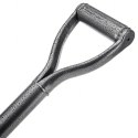 Szpadel Metalowy Łopata Ogrodowa Prosta z Metalowym Trzonkiem 100 cm Mocna