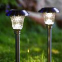 Zestaw Lamp Lampa Ogrodoa Solarna Wbijana Wodoodporne 42cm Zewnętrzna 6szt.