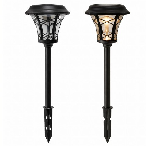 Zestaw Lamp Lampy Ogrodowe Solarne Wbijane Wodoodporne 40cm Zewnętrzne 8szt.