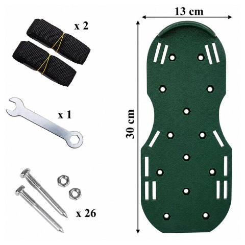 Aerator Nakładki Buty z Kolcami do Napowietrzania Gleby Nakłuwacz Trawnika