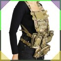 Kamizelka Taktyczna Wosjkowa Ochronna Molle Lekka Airsoft Zasobnik Asg
