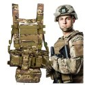 Kamizelka Taktyczna Wosjkowa Ochronna Molle Lekka Airsoft Zasobnik Asg