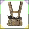 Kamizelka Taktyczna Wosjkowa Ochronna Molle Lekka Airsoft Zasobnik Asg