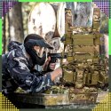 Kamizelka Taktyczna Wosjkowa Ochronna Molle Lekka Airsoft Zasobnik Asg