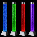 Kolumna Lampka Stojąca Lampa Słup Wodna Bąbelkowa Led RGB 180x15cm Pilot