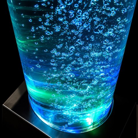 Kolumna Lampka Stojąca Lampa Słup Wodna Bąbelkowa Led RGB 180x15cm Pilot