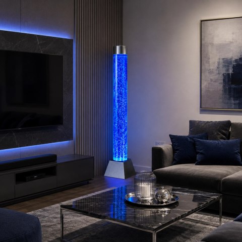 Kolumna Lampka Stojąca Lampa Słup Wodna Bąbelkowa Led RGB 180x15cm Pilot