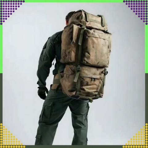 Plecak Taktyczny Wojskowy Militarny Turystyczny Survivalowy Górski Duży 65L