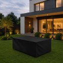 Pokrowiec Plandeka na Meble Ogrodowe Wodoodporny Stół Cateringowy 245x160x100