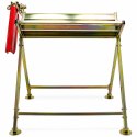 Stojak Kozioł Uchwyt Metalowy do Cięcie Drewna z Uchwytem na Piłę 88x86x71cm