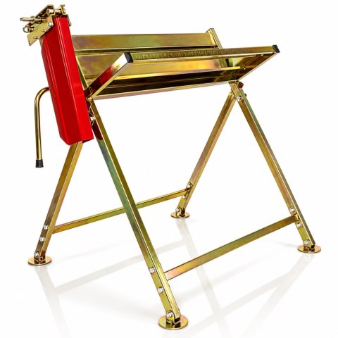 Stojak Kozioł Uchwyt Metalowy do Cięcie Drewna z Uchwytem na Piłę 88x86x71cm