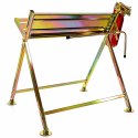 Stojak Kozioł Uchwyt Metalowy do Cięcie Drewna z Uchwytem na Piłę 88x86x71cm