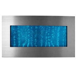 Wisząca Ściana Ścianka Wodna Bąbelkowa Fontanna LED RGB Kolory 95x55x11,5cm