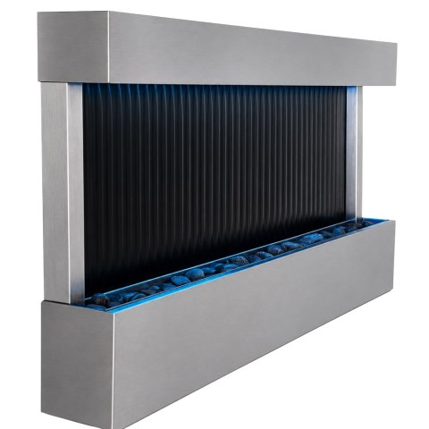 Wisząca Ściana Ścianka Wodna Fontanna Kaskadowa LED RGB Kolory 120x60x13cm