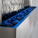 Wisząca Ściana Ścianka Wodna Fontanna Kaskadowa LED RGB Kolory 120x60x13cm