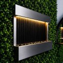 Wisząca Ściana Ścianka Wodna Fontanna Kaskadowa LED RGB Kolory 120x60x13cm