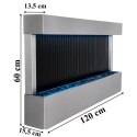 Wisząca Ściana Ścianka Wodna Fontanna Kaskadowa LED RGB Kolory 120x60x13cm