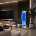 Wolnostojąca Ściana Ścianka Wodna Bąbelkowa Fontanna LED Kolory 183x50x28cm