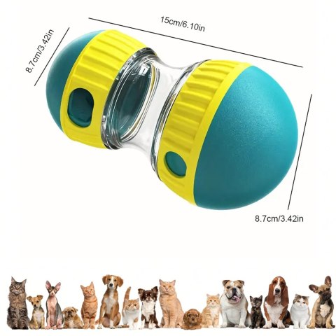 Interaktywna Zabawka Dozownik do Karmienia Psa na Przysmaki Spowalniająca