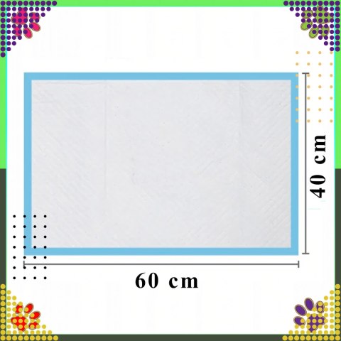 Paleta x 616 opakowań Podkłady Maty Higieniczne dla Psa do Nauki Sikania Xl 40x60cm Grube 20 szt NIEBIESKIE