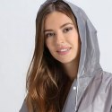Ponczo Płaszcz Poncho Peleryna Przeciwdeszczowa z Kapturem Ryby Rower Uniwersalne Grube 140g