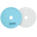 10x Tarcza Diamentowa Polerska 80mm do Szlifowania Gresu Płytek Na Rzep 2000