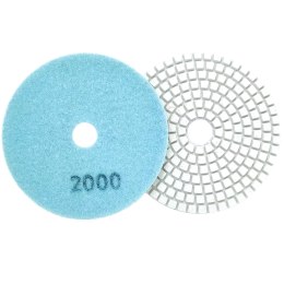 10x Tarcza Diamentowa Polerska 80mm do Szlifowania Gresu Płytek Na Rzep 2000