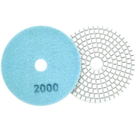 10x Tarcza Diamentowa Polerska 80mm do Szlifowania Gresu Płytek Na Rzep 2000