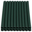50x Klipsy do Taśmy Ogrodzeniowej Zaczepy Montażowe Osłony Zielone 19cm 20 szt