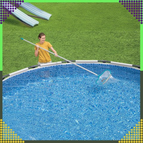 Bestway 58661 AquaNet Deluxe Siatka Zbierak Basenowy do Liści 50x48x2,8 cm