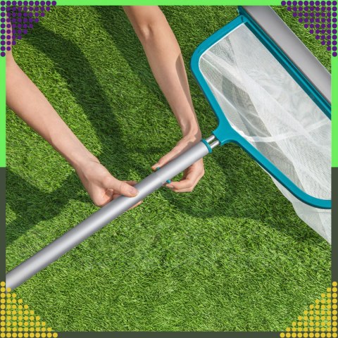 Bestway 58661 AquaNet Deluxe Siatka Zbierak Basenowy do Liści 50x48x2,8 cm