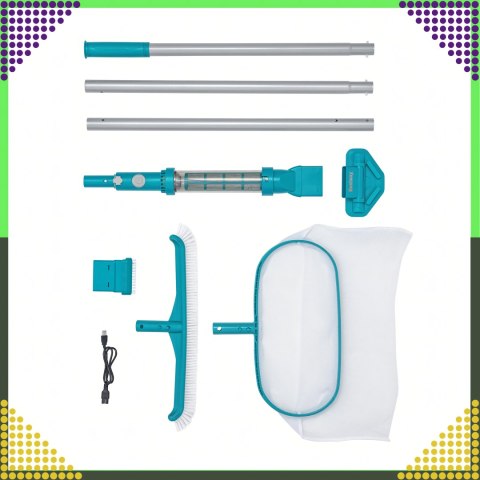 Bestway 58831 Zestaw Czyszczący do Czyszczenia Basenu z Odkurzaczem