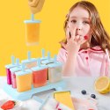 Foremki Forma do Lodów na Patyku Domowe Sorbet Lody Foremka 9 szt