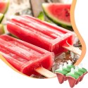 Foremki Forma do Lodów na Patyku Domowe Sorbet Lody Foremka Arbuz 6 szt