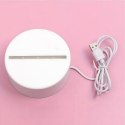 Lampka Nocna Love Serca 3D Illusion do Sypialni dla Dzieci Prezent USB
