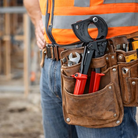 Nożyce Zapadkowe Obcinak Obcinaczki do Kabli Przecinak Izolowane 240 mm2