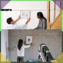 Poziomica Laserowa Laser z Miarą 250 cm 3 Libelki Libella Lekka + Baterie